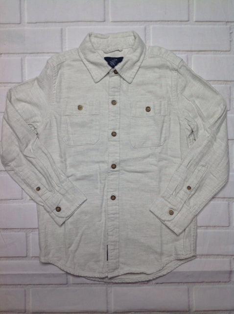 GAP KIDS Off-White & Gray Top