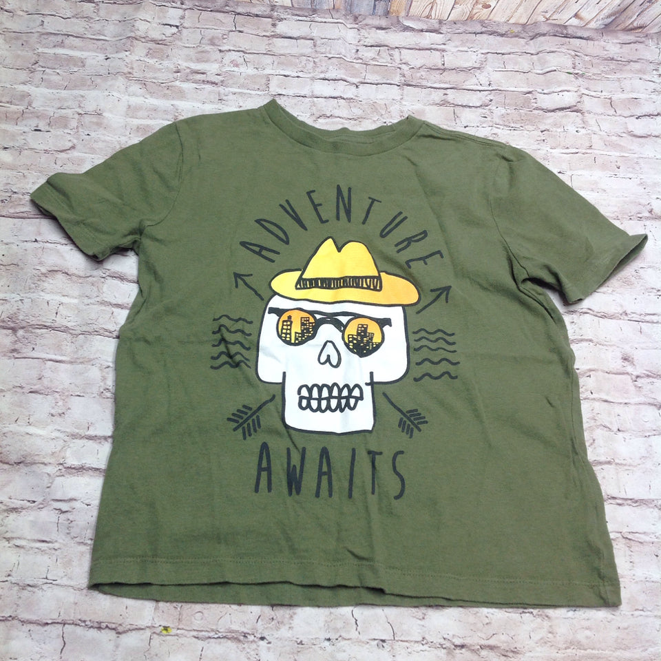 GAP KIDS Olive Skull Top