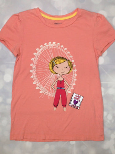 GAP KIDS PEACH PRINT Top