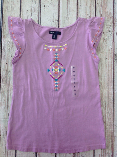 GAP KIDS Purple Print Top
