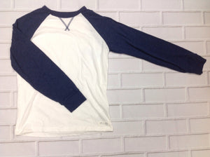GAP KIDS WHITE & BLUE Solid Top
