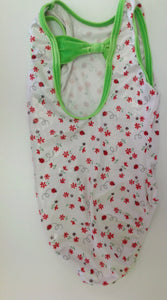 GK White Print Dance Wear
