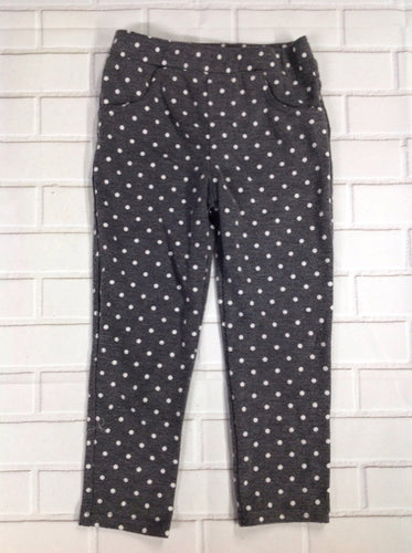 GRAY & WHITE Polka Dot Pants