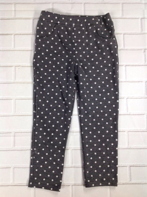 GRAY & WHITE Polka Dot Pants