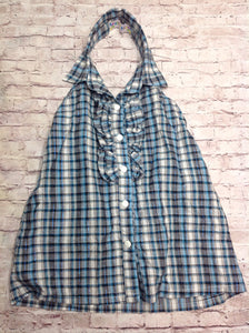 GRIZZLY GIRL Blue Top
