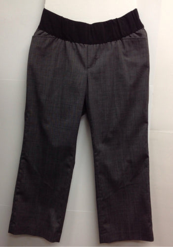 Size MAT 10 Gap Maternity Gray & Black Capri
