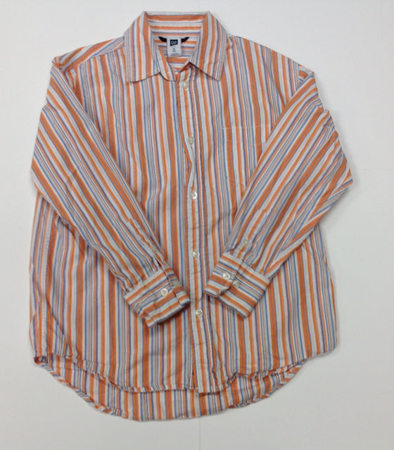 Gap Orange & Blue Top