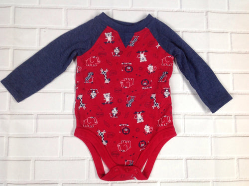 Garanimals Blue & Red Animal Top