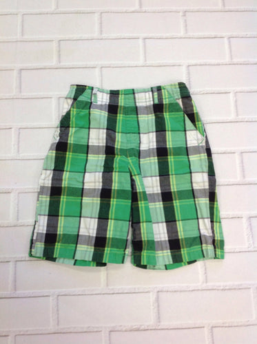 Garanimals Green Print Plaid Shorts