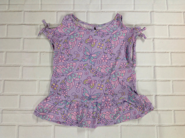 Garanimals Purple Print Butterflies Top