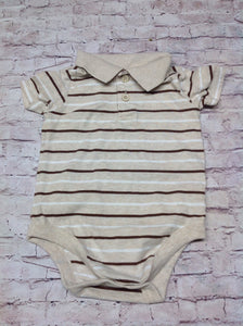 Garanimals TAN & BROWN Stripes Top