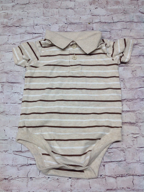 Garanimals TAN & BROWN Stripes Top