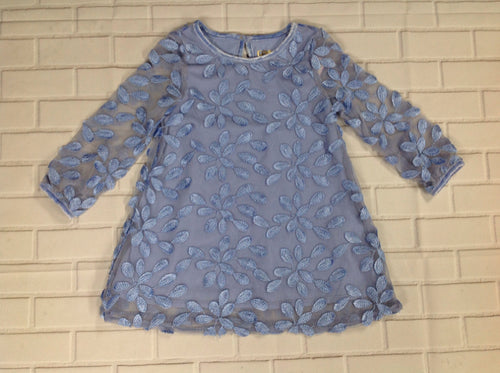 Genuine Kids Baby Blue Floral Dress