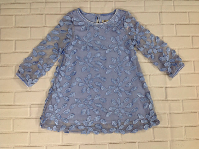 Genuine Kids Baby Blue Floral Dress