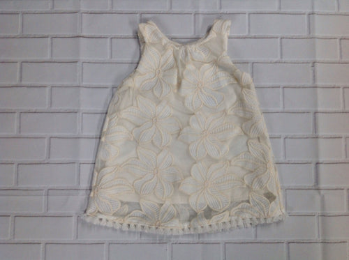 Genuine Kids Cream & Beige Dress