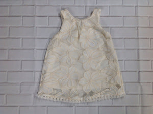 Genuine Kids Cream & Beige Dress
