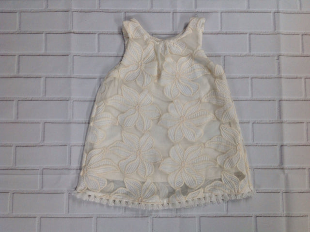 Genuine Kids Cream & Beige Dress