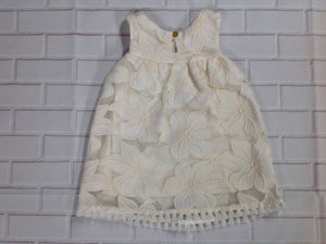 Genuine Kids Cream & Beige Dress