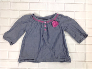 Genuine Kids Denim & Purple Top