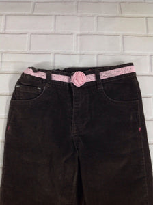 Genuine Kids Gray & Pink Solid Pants