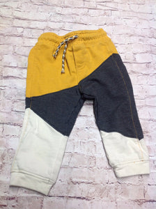 Genuine Kids Gray & Yellow Pants