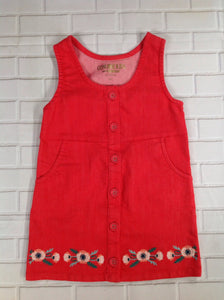 Genuine Kids Orange Floral Dress