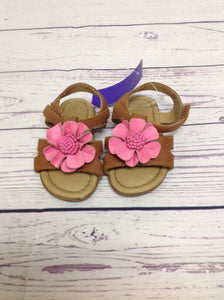 Genuine Kids Tan & Pink Sandals