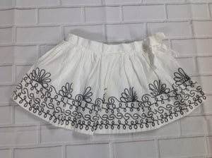 Genuine Kids WHITE & BLACK Skirt