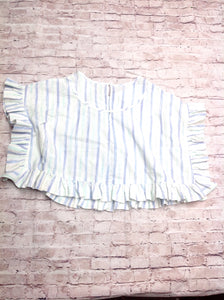 Genuine Kids WHITE & BLUE Top