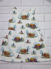 Genuine Kids White & Baby Blue Cottage Dress