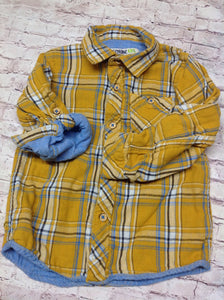 Genuine Leather YELLOW & BLUE Top