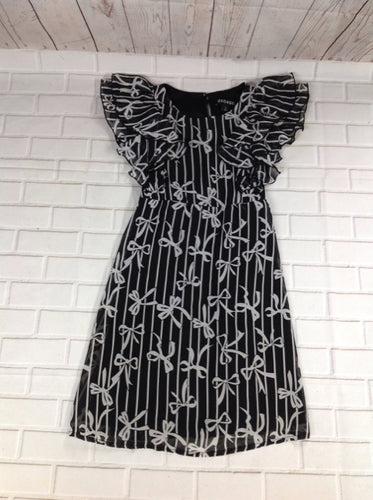 George Black Print Dress