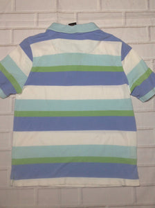 George Light blue & purple Stripe Top