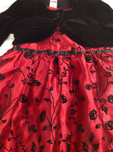 George Red & Black Dress