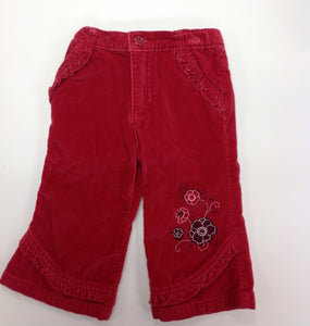 George Red Print Pants