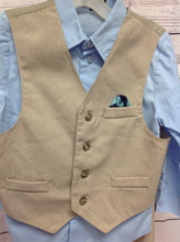 George TAN & BLUE Solid Suit