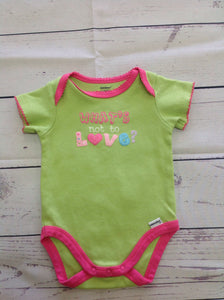 Gerber Green & Pink Top