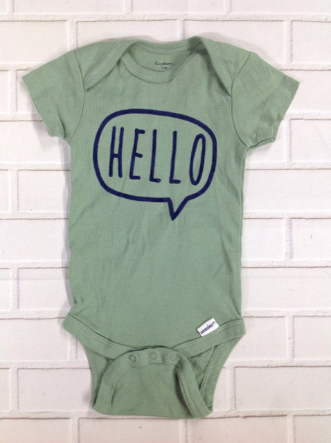 Gerber Green Print Onesie