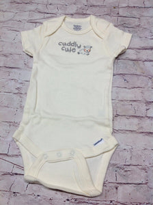 Gerber Organics Cream Onesie