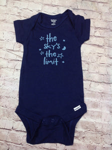 Gerber Organics Navy Onesie