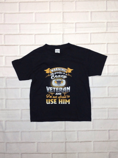 Gildan Black Print Grandpa Top