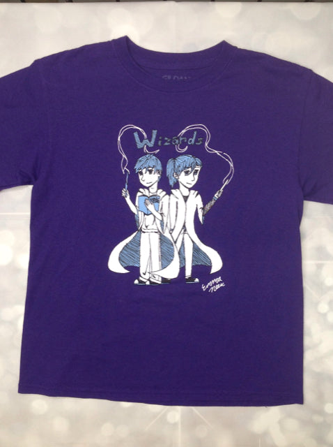 Gildan Purple Print Top