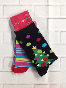 Give Joy Snowmen Socks