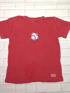 Good Kids Red & White Baseball Top
