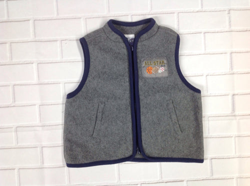 Gray & Blue Vest