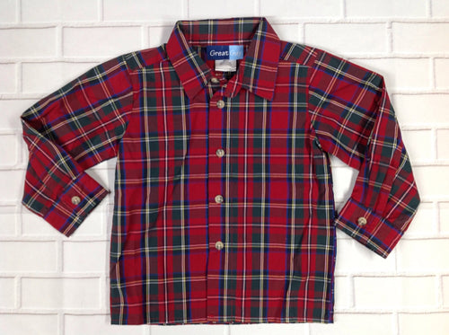 Great Guy Red Print Top