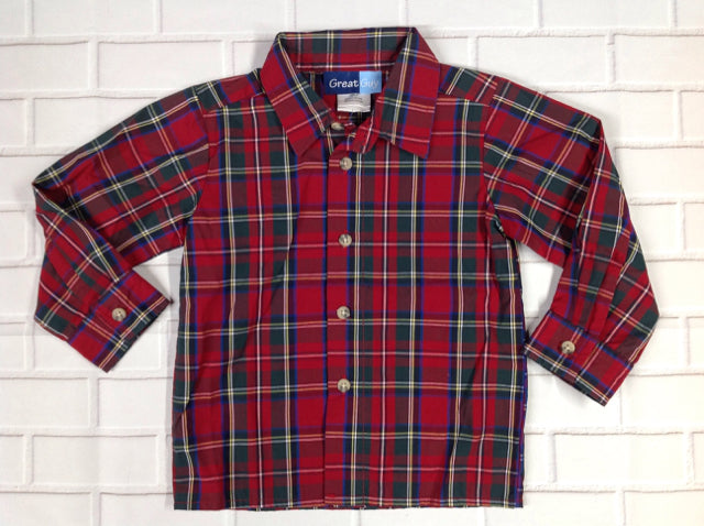 Great Guy Red Print Top