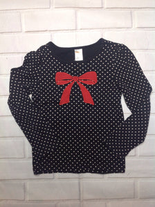 Gymboree Black Print Top