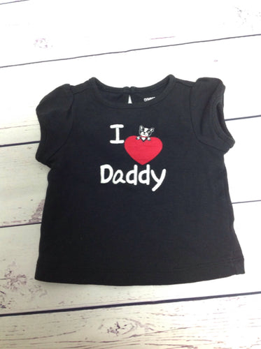 Gymboree Black Print Top
