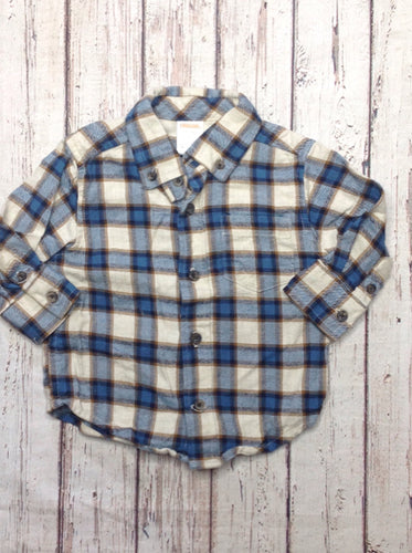 Gymboree Blue & Beige Top